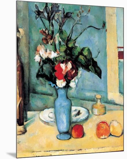 Blue Vase-Paul Cézanne-Mounted Premium Giclee Print