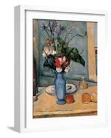 Blue Vase-Paul Cézanne-Framed Art Print