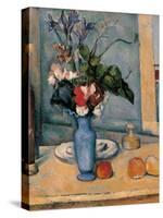 Blue Vase-Paul Cézanne-Stretched Canvas