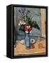 Blue Vase-Paul Cézanne-Framed Stretched Canvas