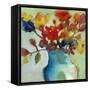 Blue Vase-Michelle Abrams-Framed Stretched Canvas