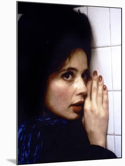 Blue Velvet by DavidLynch with Isabella Rossellini, 1986 (photo)-null-Mounted Photo