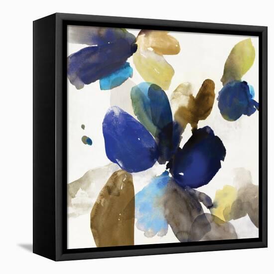 Blue Velvet I-Allison Pearce-Framed Stretched Canvas