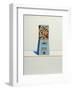 Blue Vendor, 1963-Wayne Thiebaud-Framed Art Print