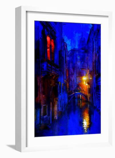 Blue Venice-Steven Boone-Framed Photographic Print