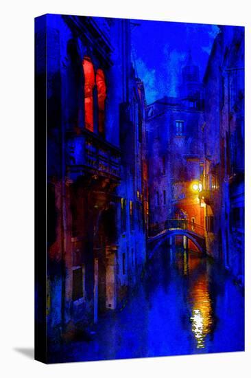 Blue Venice-Steven Boone-Stretched Canvas