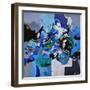 Blue victory-Pol Ledent-Framed Art Print