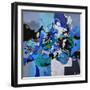 Blue victory-Pol Ledent-Framed Art Print