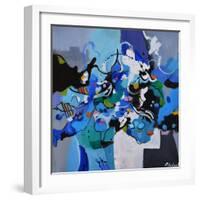 Blue victory-Pol Ledent-Framed Art Print