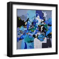 Blue victory-Pol Ledent-Framed Art Print