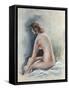 Blue Vignette II-Farrell Douglass-Framed Stretched Canvas