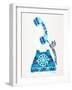 Blue Vintage Phone-Cat Coquillette-Framed Giclee Print