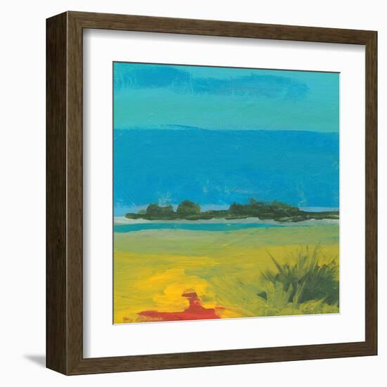 Blue Vista-Jan Weiss-Framed Art Print