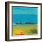 Blue Vista-Jan Weiss-Framed Art Print