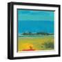 Blue Vista-Jan Weiss-Framed Art Print