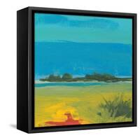 Blue Vista-Jan Weiss-Framed Stretched Canvas