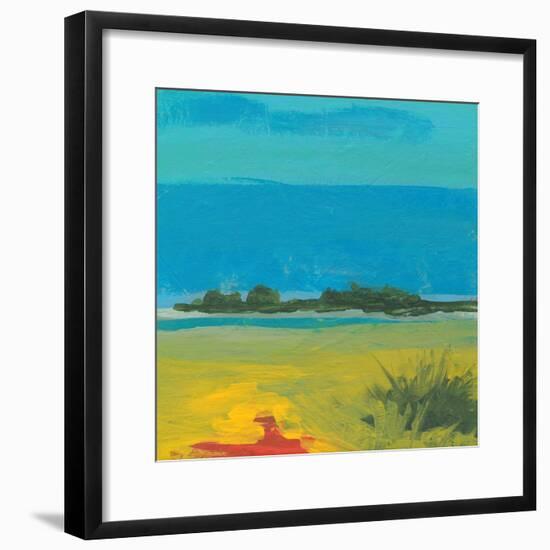 Blue Vista-Jan Weiss-Framed Art Print