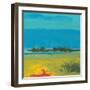 Blue Vista-Jan Weiss-Framed Art Print