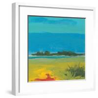 Blue Vista-Jan Weiss-Framed Art Print