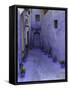 Blue Walkway, Morocco-Pietro Simonetti-Framed Stretched Canvas