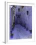 Blue Walkway, Morocco-Pietro Simonetti-Framed Premium Photographic Print