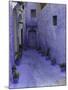 Blue Walkway, Morocco-Pietro Simonetti-Mounted Premium Photographic Print