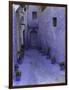 Blue Walkway, Morocco-Pietro Simonetti-Framed Premium Photographic Print