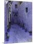 Blue Walkway, Morocco-Pietro Simonetti-Mounted Premium Photographic Print