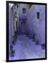 Blue Walkway, Morocco-Pietro Simonetti-Framed Premium Photographic Print