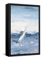 Blue Water Adventure II-Patricia Pinto-Framed Stretched Canvas