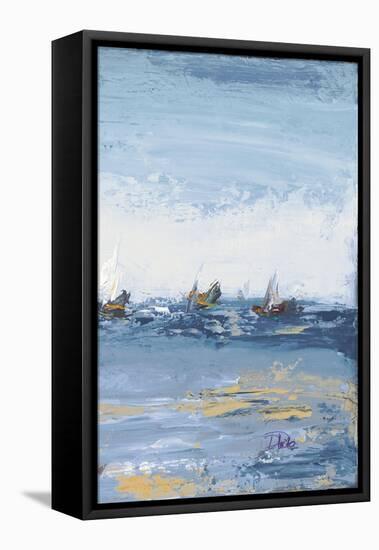 Blue Water Adventure III-Patricia Pinto-Framed Stretched Canvas