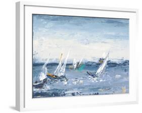 Blue Water Adventure-Patricia Pinto-Framed Art Print