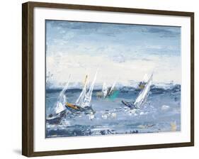 Blue Water Adventure-Patricia Pinto-Framed Art Print