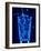 Blue Water Being Poured into Tumbler-null-Framed Photographic Print