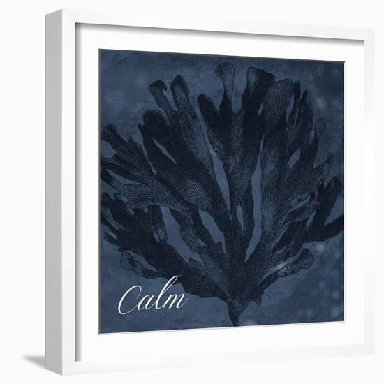 Blue Water Coral Calm-Jace Grey-Framed Art Print