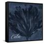 Blue Water Coral Calm-Jace Grey-Framed Stretched Canvas