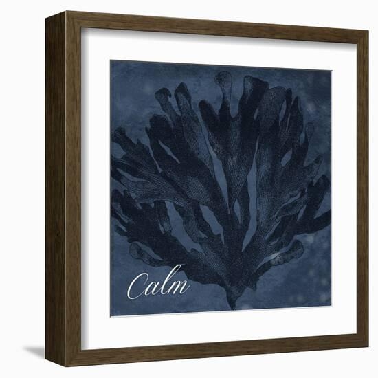 Blue Water Coral Calm-Jace Grey-Framed Art Print