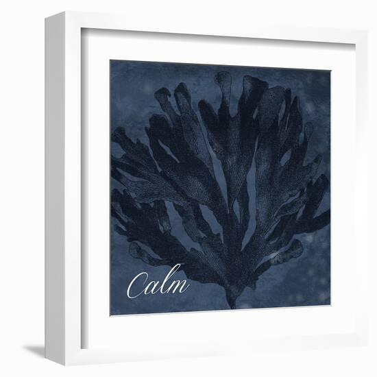 Blue Water Coral Calm-Jace Grey-Framed Art Print