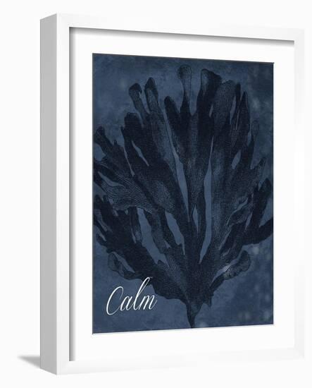 Blue Water Coral Calm-Jace Grey-Framed Art Print