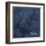 Blue Water Coral Relax-Jace Grey-Framed Art Print