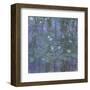 Blue Water Lilies, 1916-1919-Claude Monet-Framed Art Print