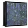 Blue Water Lilies, 1916-1919-Claude Monet-Framed Stretched Canvas