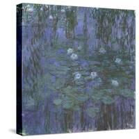 Blue Water Lilies, 1916-1919-Claude Monet-Stretched Canvas