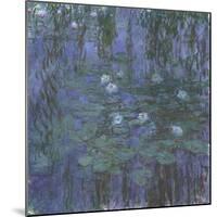 Blue Water Lilies, 1916-1919-Claude Monet-Mounted Giclee Print