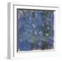 Blue Water Lilies-Claude Monet-Framed Art Print