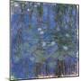 Blue Water Lilies-Claude Monet-Mounted Art Print