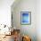 Blue Water with Bubbles-Karl Newedel-Framed Photographic Print displayed on a wall