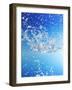 Blue Water with Bubbles-Karl Newedel-Framed Photographic Print