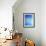 Blue Water with Bubbles-Karl Newedel-Framed Photographic Print displayed on a wall