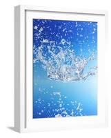 Blue Water with Bubbles-Karl Newedel-Framed Photographic Print